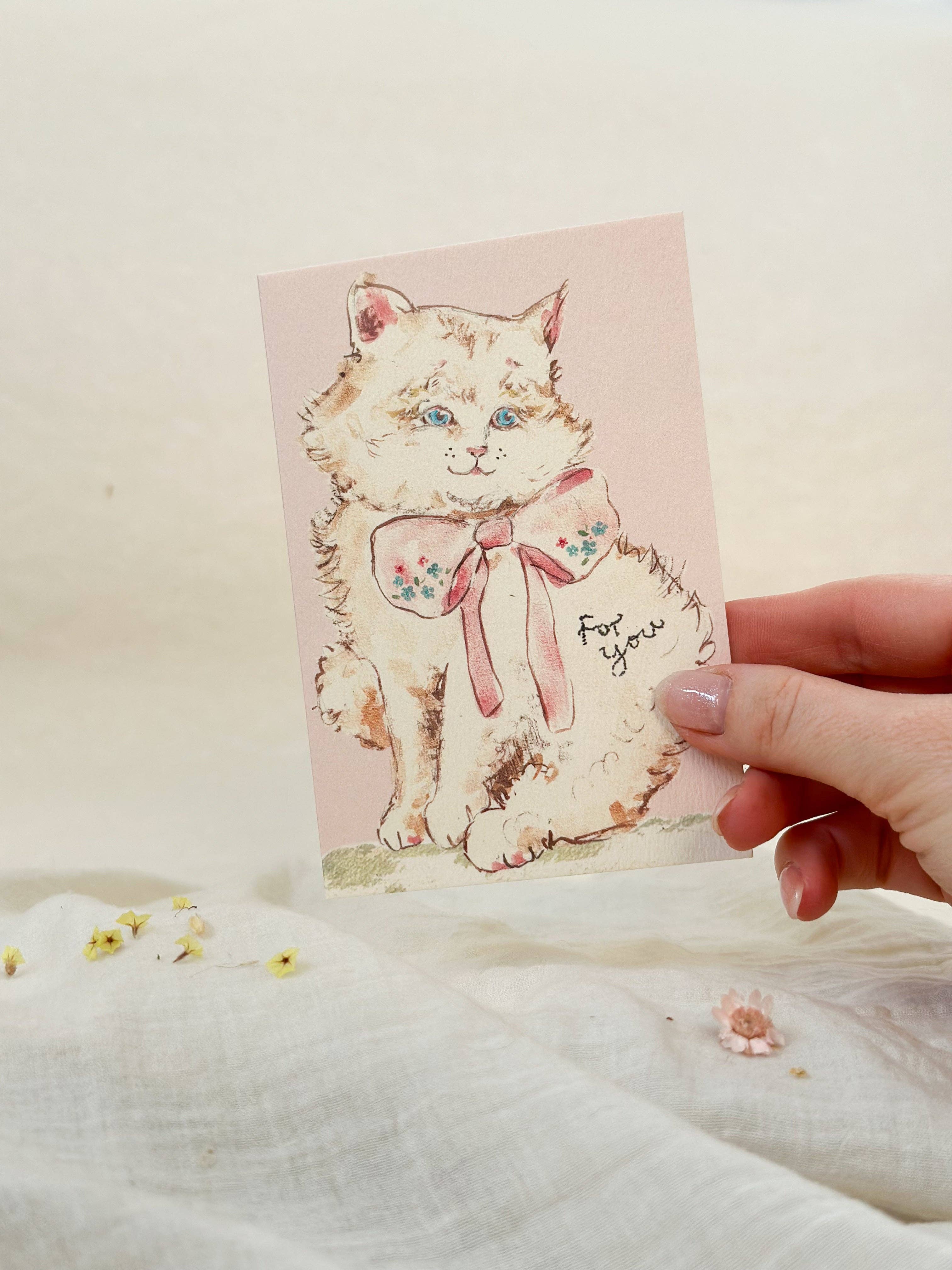 Purrfect kitty for you - everyday card