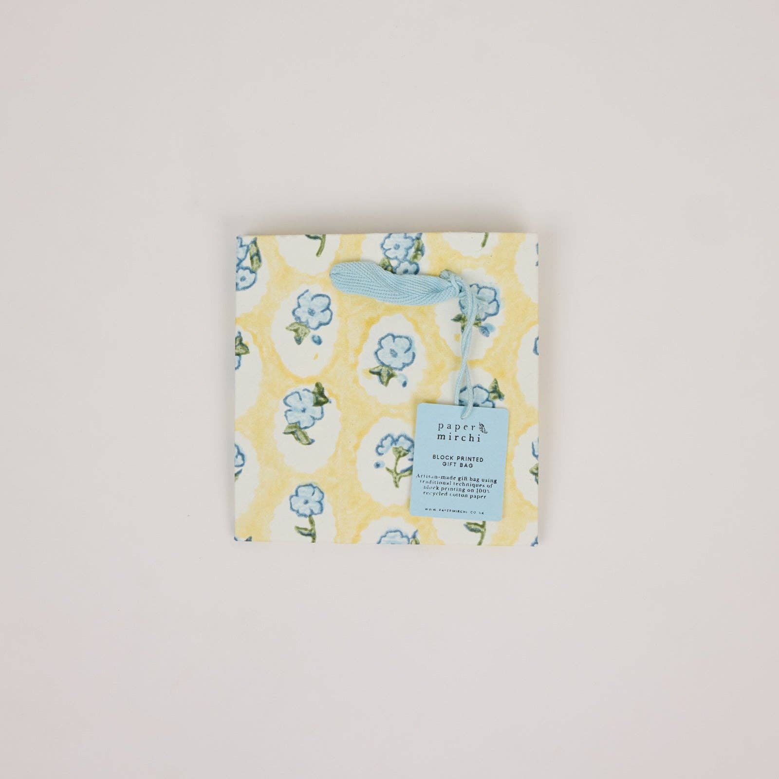 Block Printed Gift Bags (Small) - Alaska