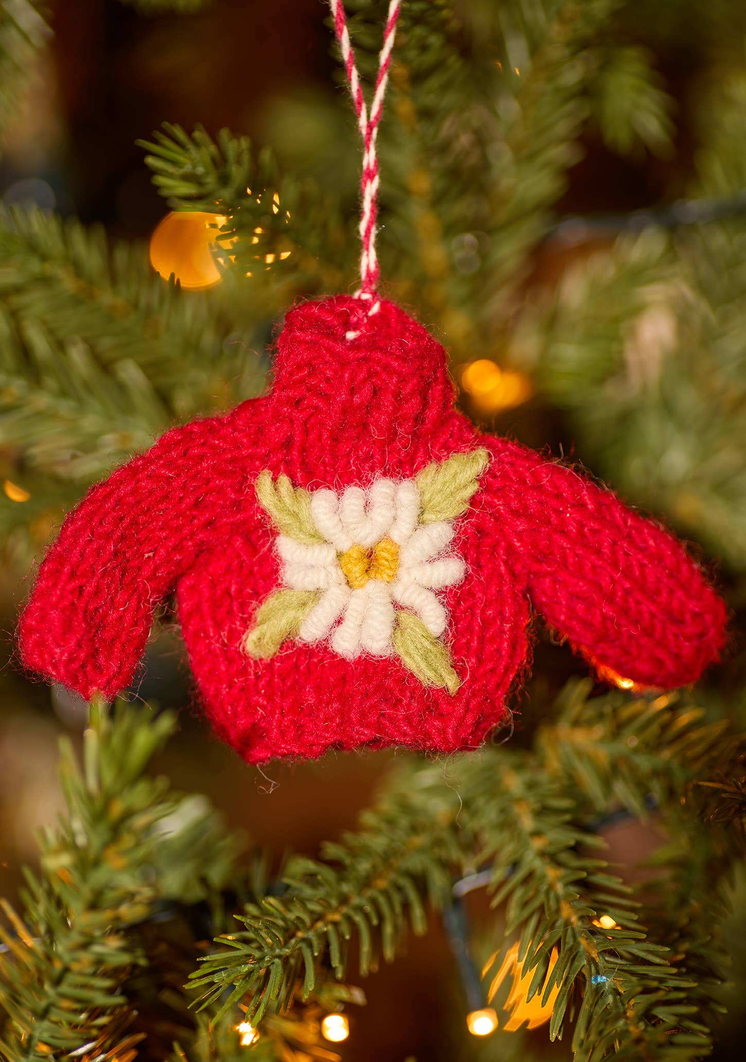 Embroidered Knitted Jumper Decoration | 2 Colours Available