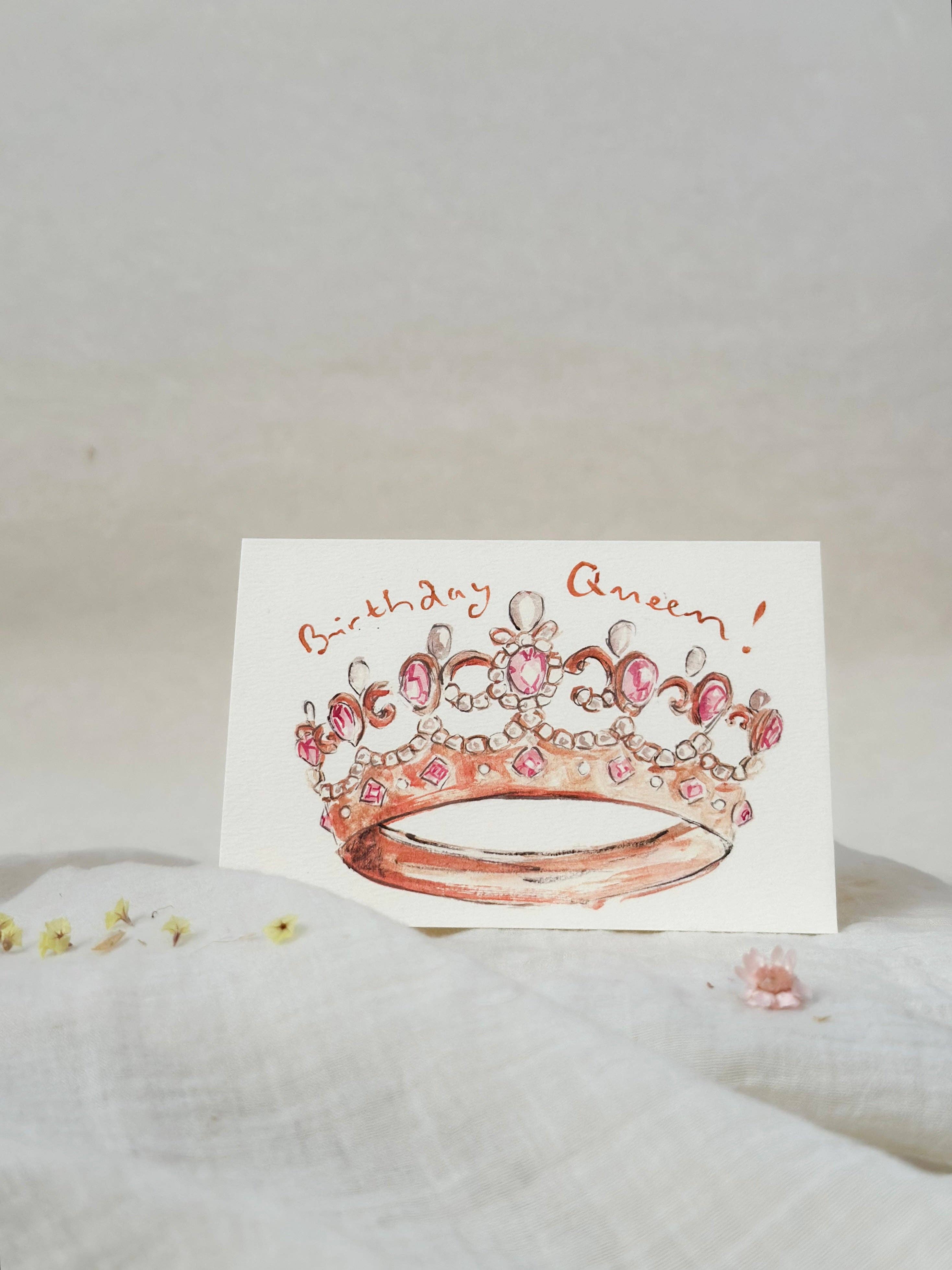 Birthday Queen Birthday Card