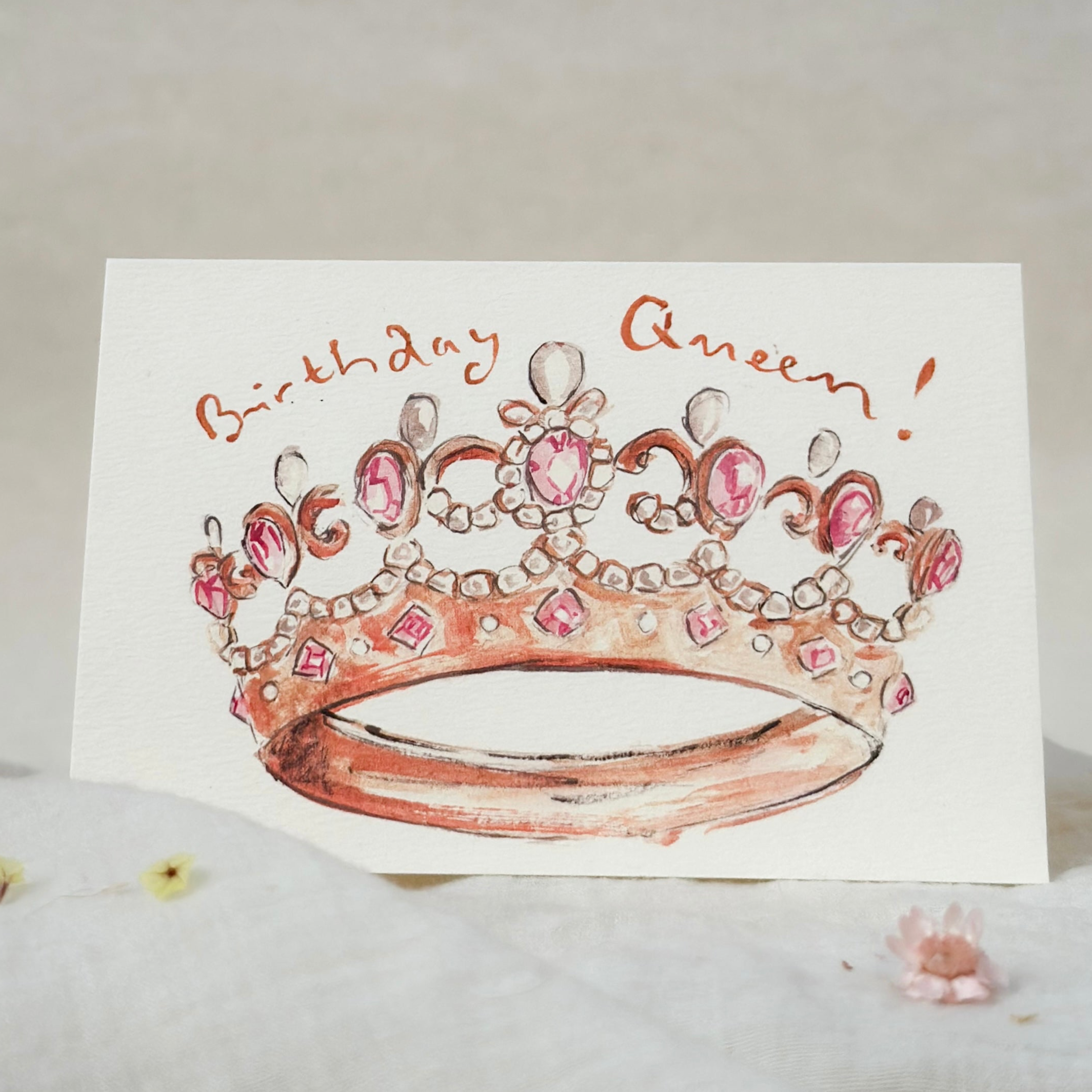 Birthday Queen Birthday Card