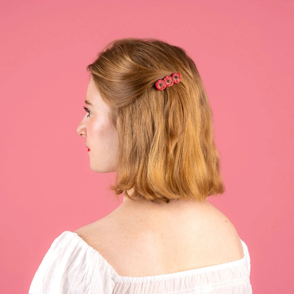 Poppy Hair Clip