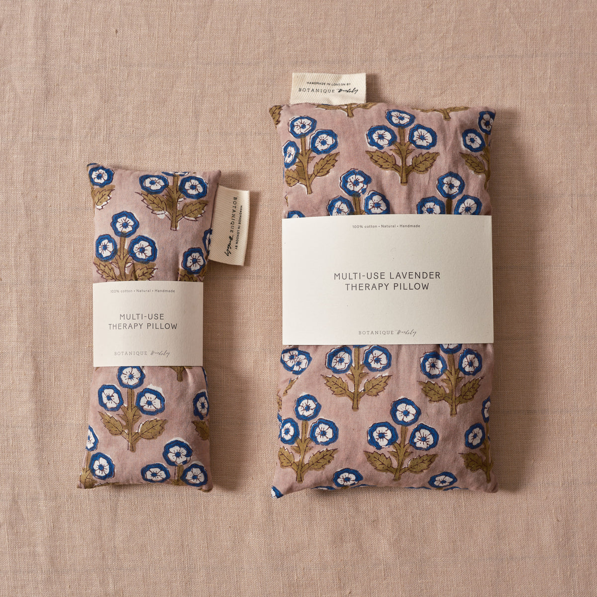 Multi-Use Lavender Eye Pillow | Dimpsey Block Printed Cotton
