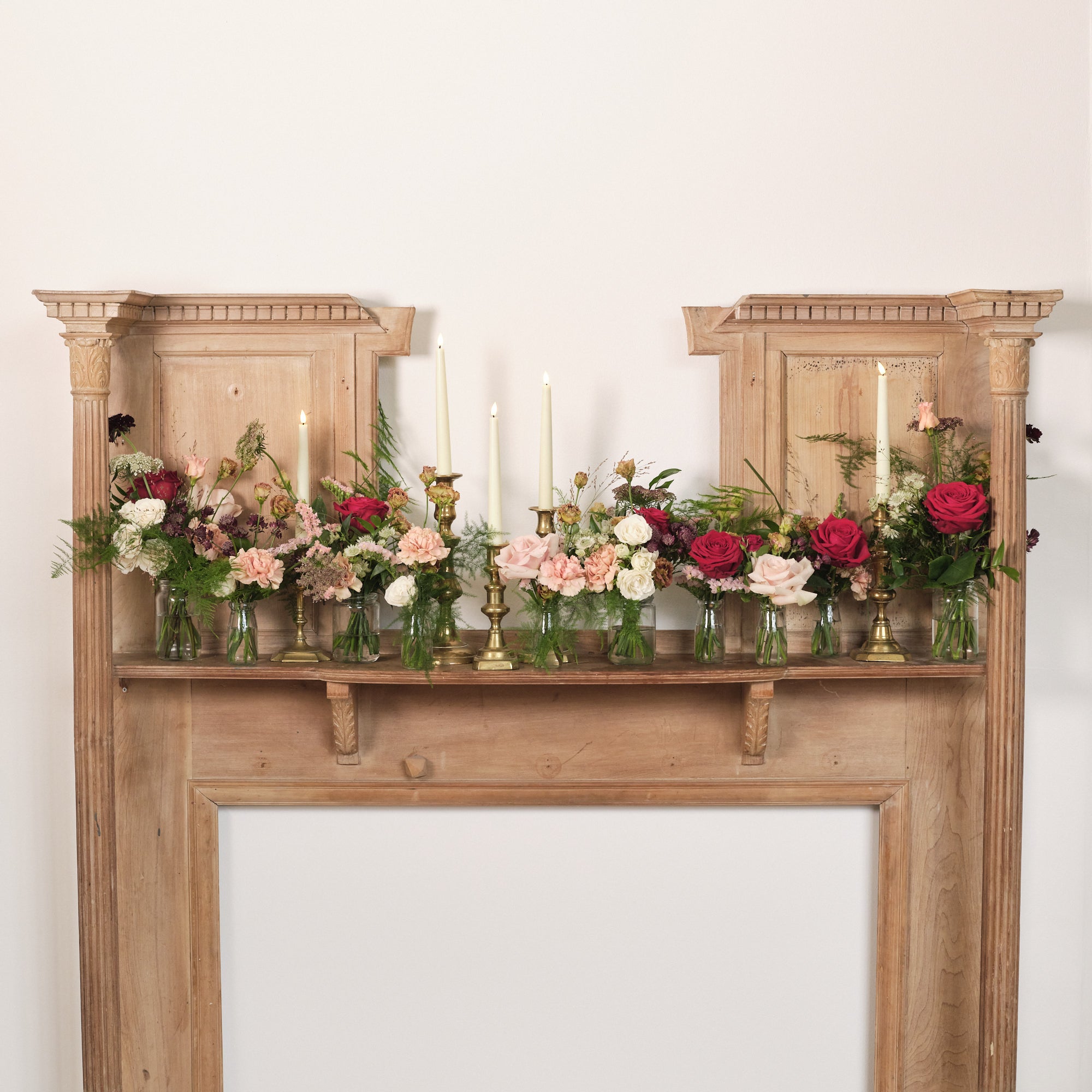 Romantic Reds Bud Vase Arrangements