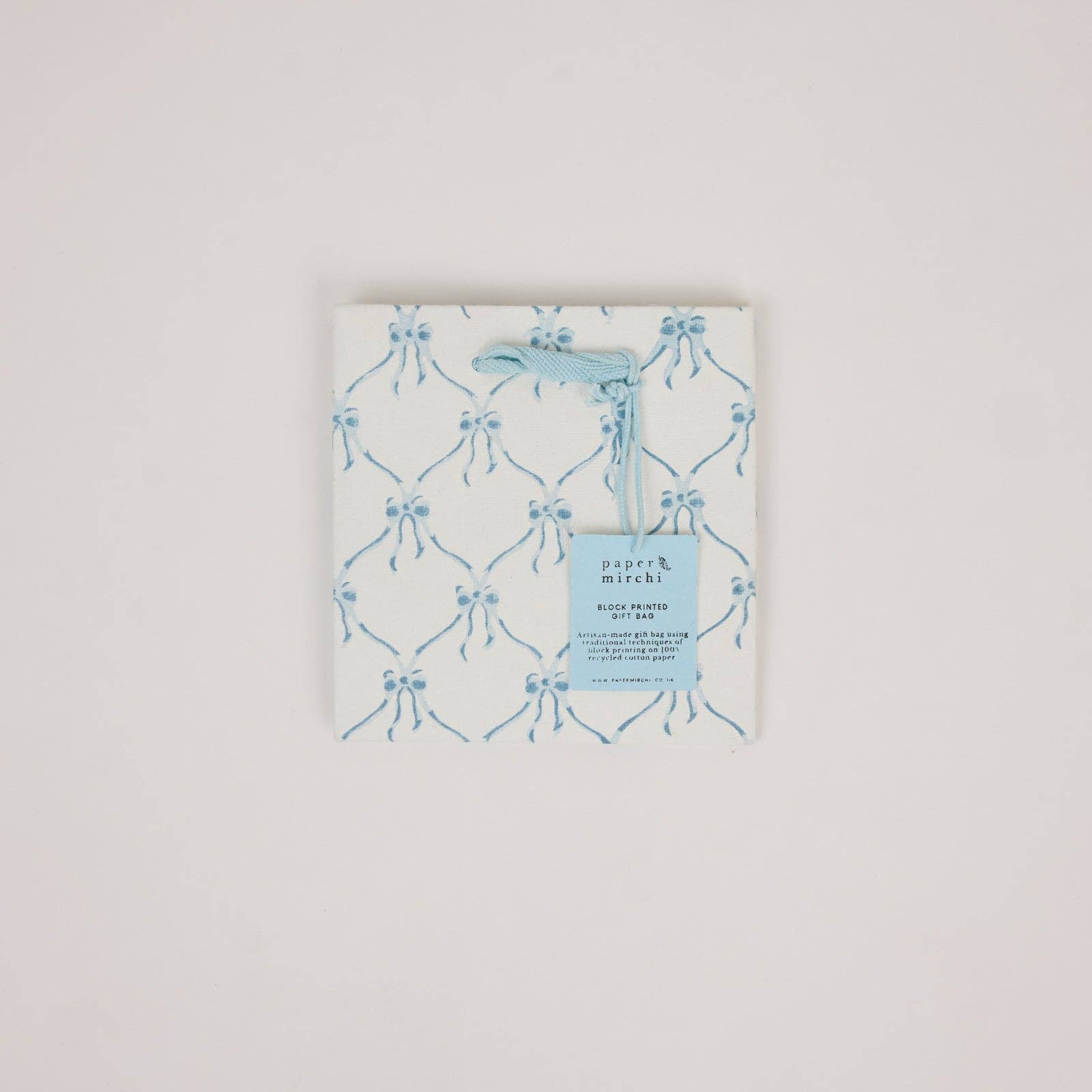 Block Printed Gift Bags (Small) - Alaska
