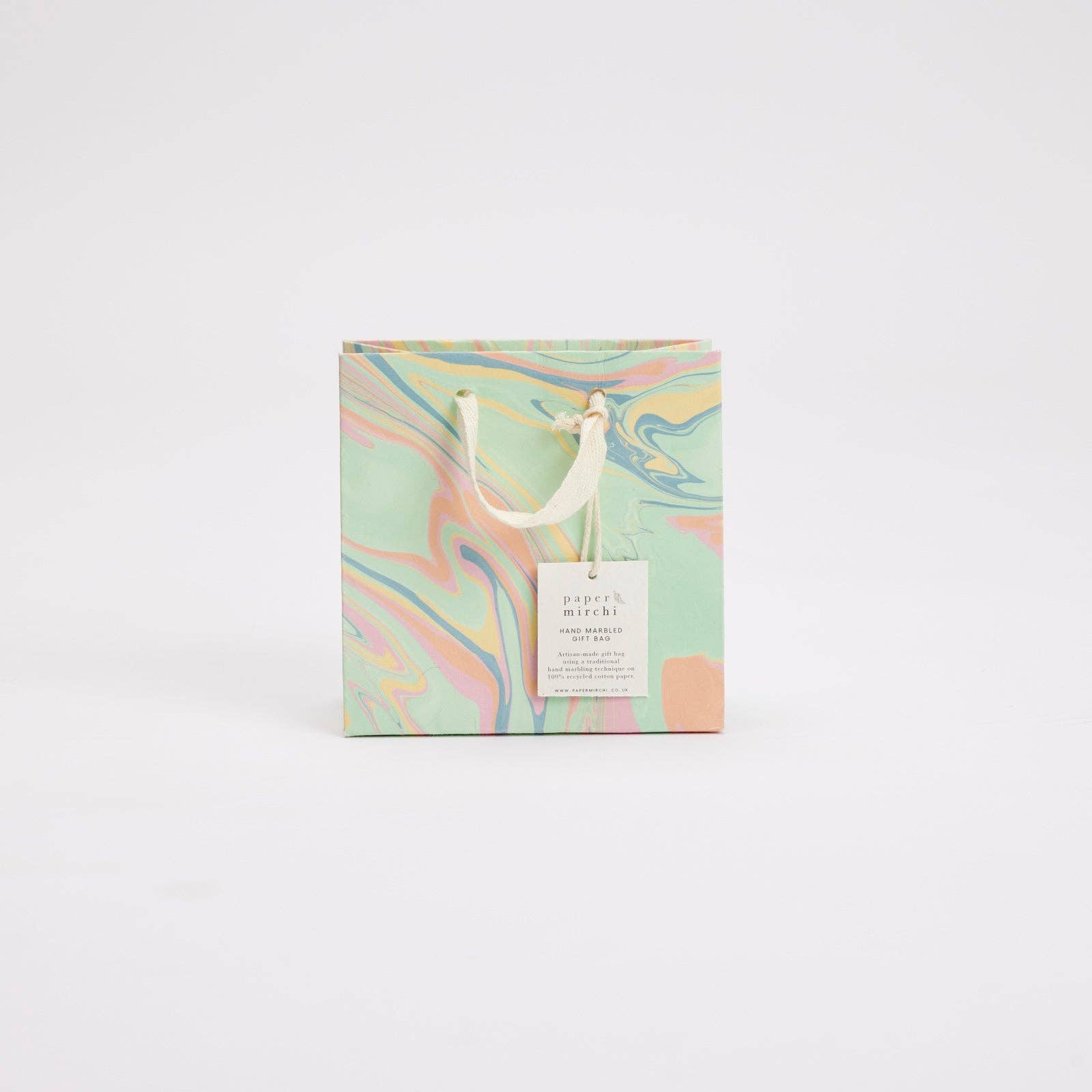 Hand Marbled Gift Bags (Small) - Bouquet