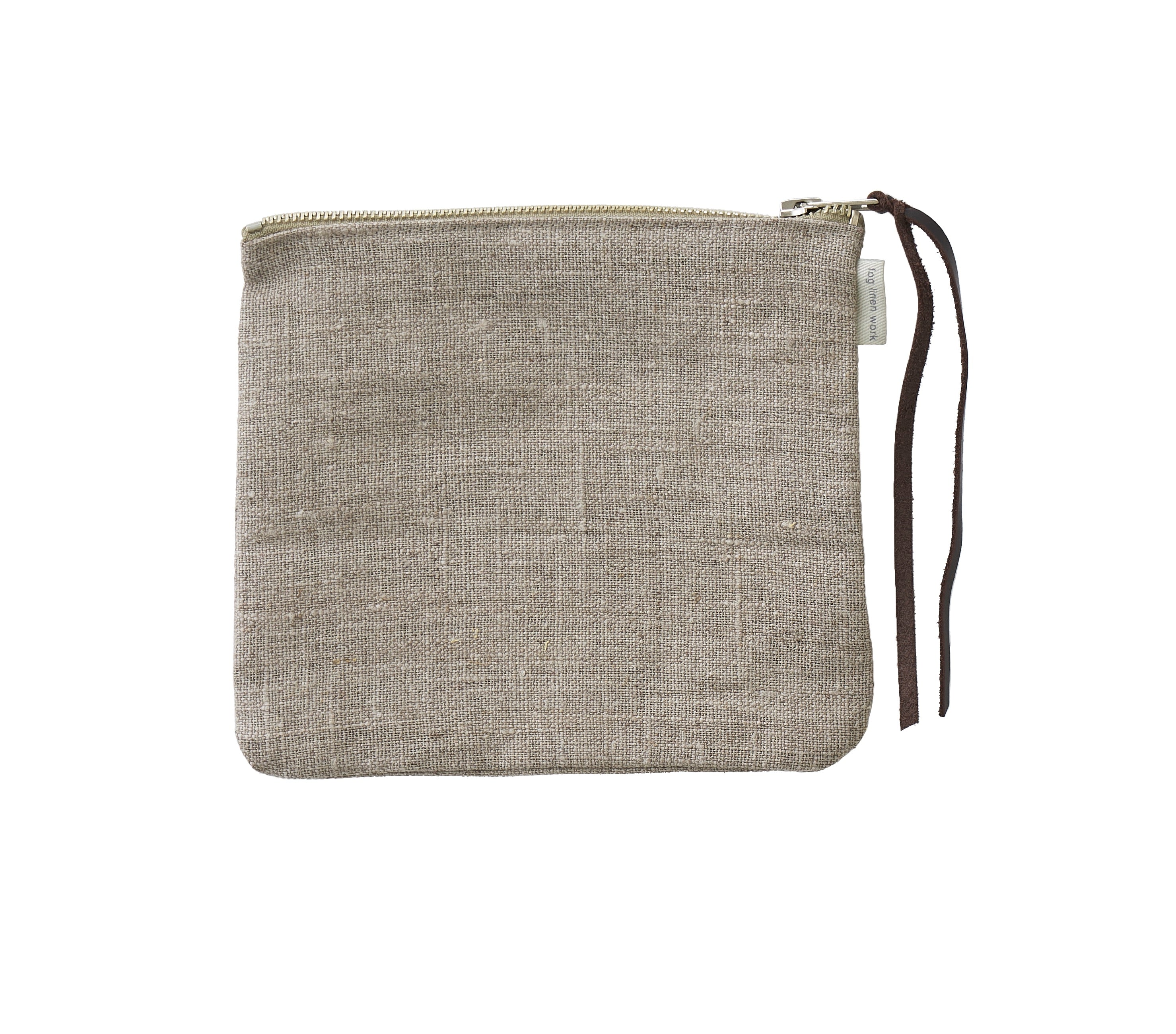 Canna Linen Pouch  | Natural