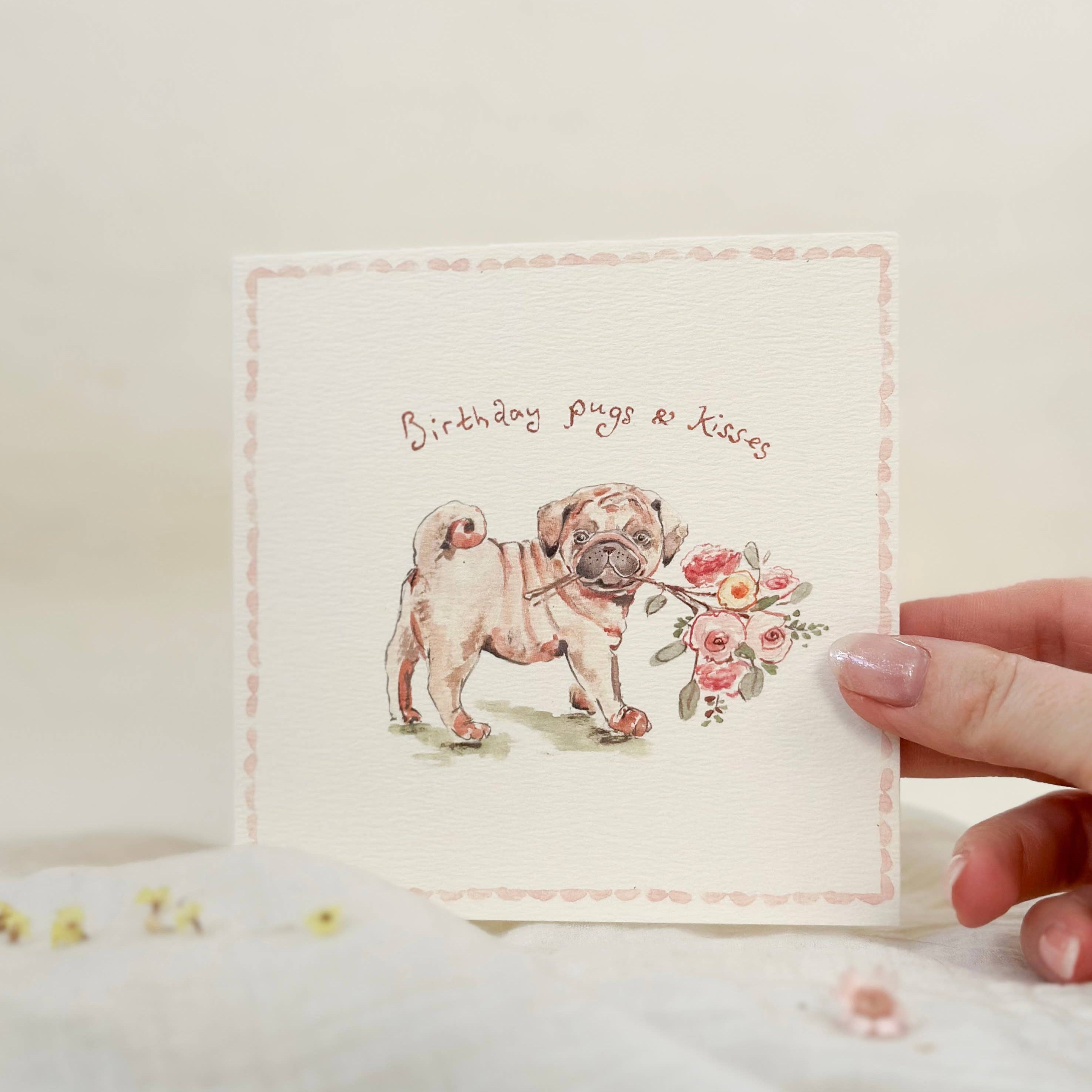 Birthday pugs & kisses