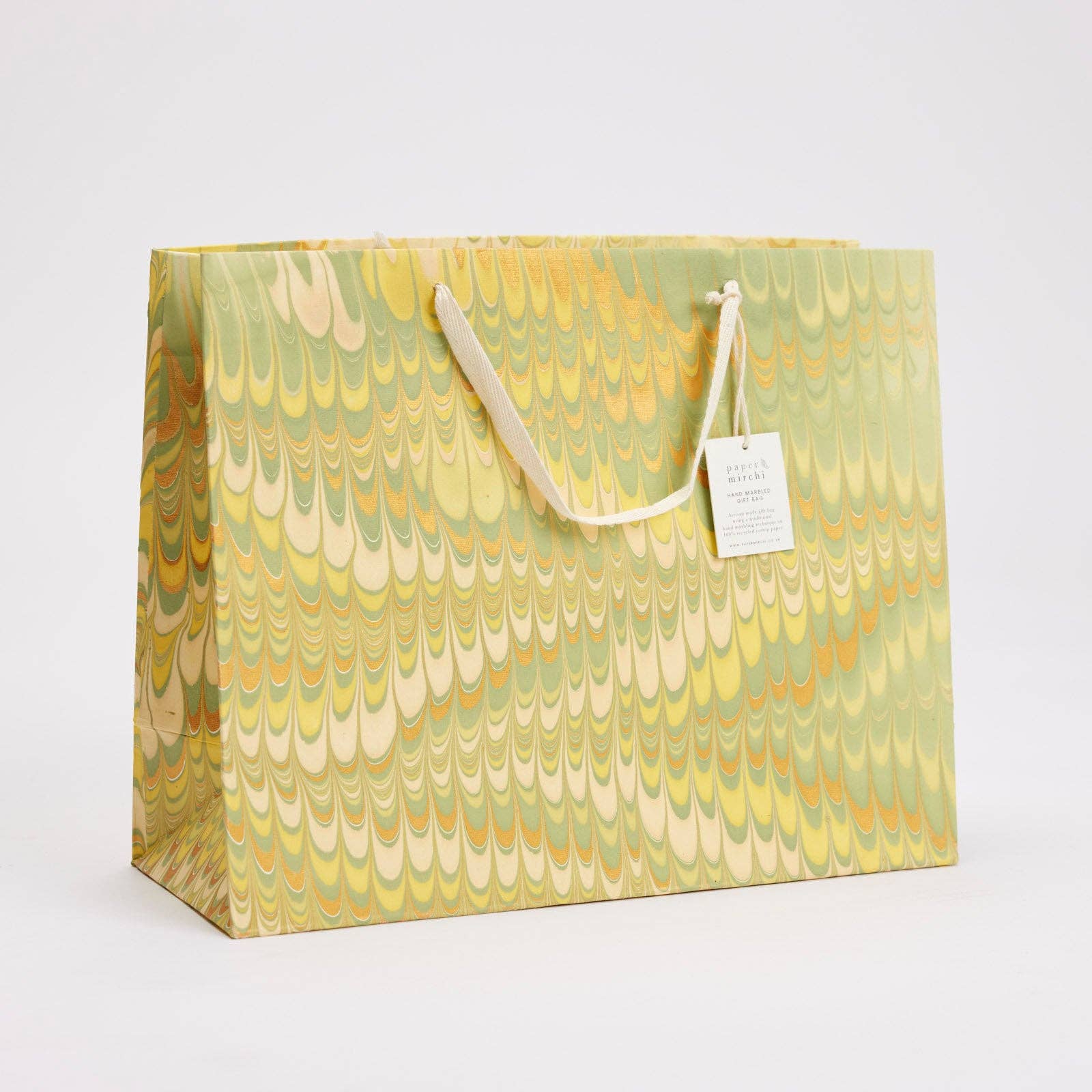 Hand Marbled Gift Bags (Large) - Bouquet