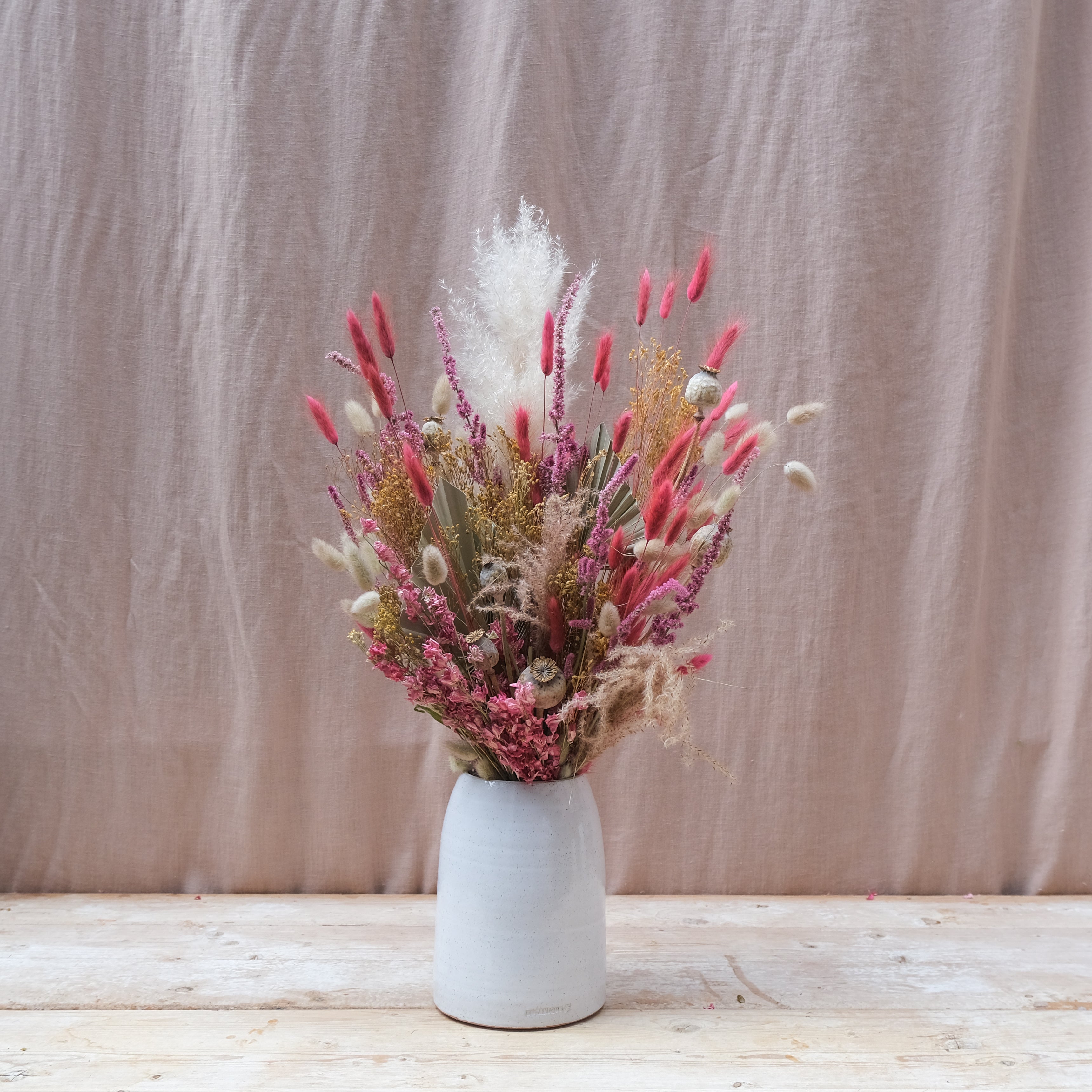 Strawberry Field Dried Flower Bouquet