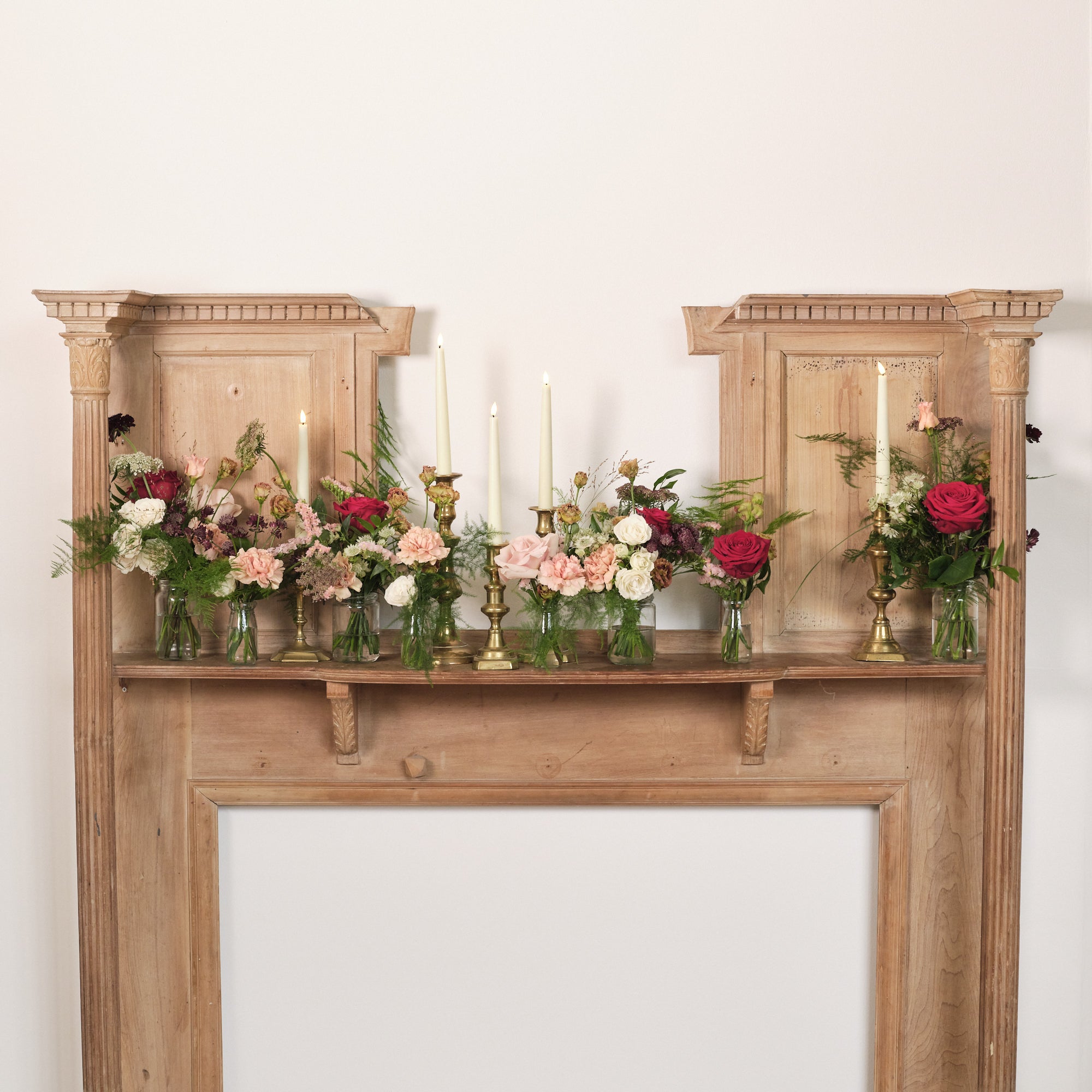 Romantic Reds Bud Vase Arrangements
