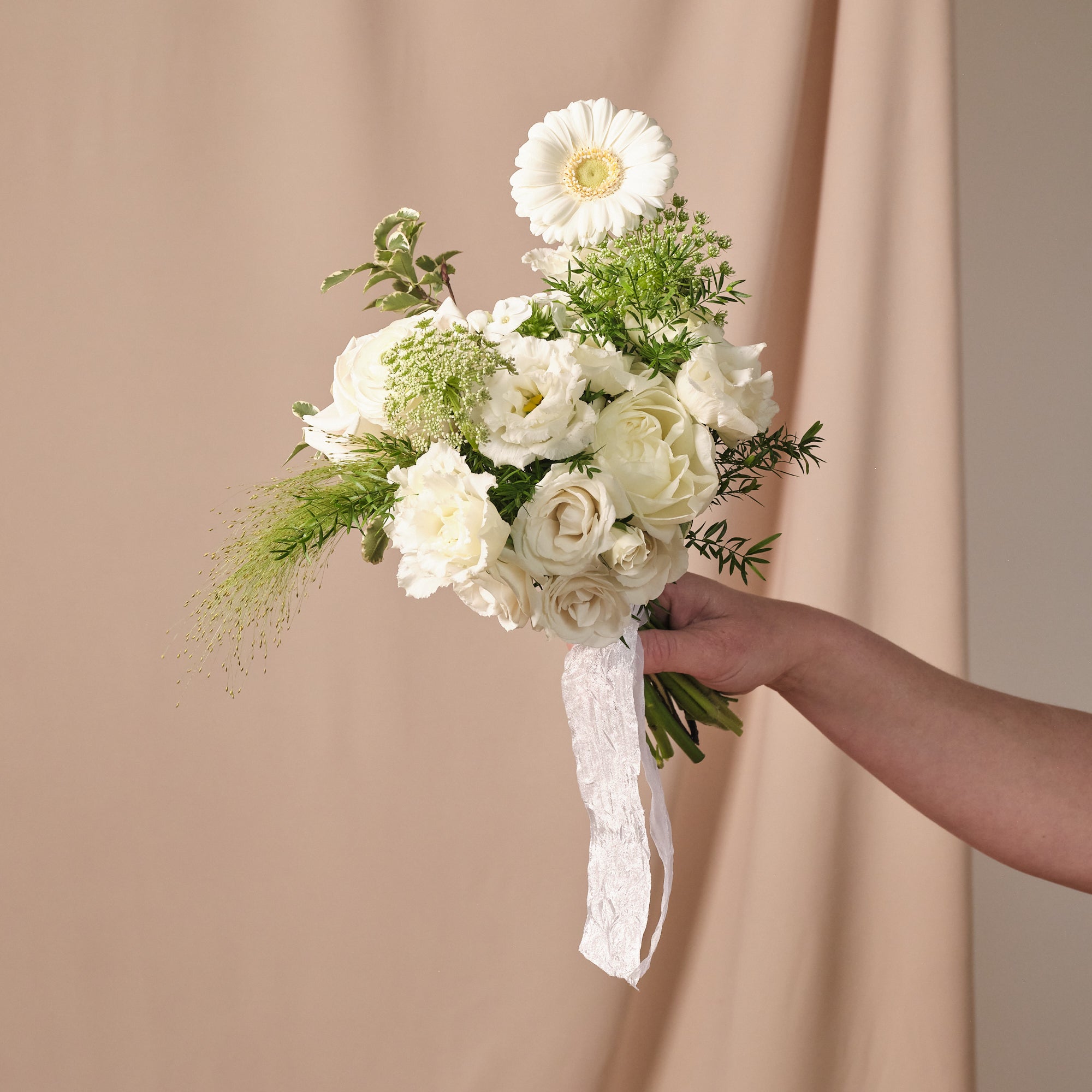 Whimsical Whites Petite Bridal Bouquet