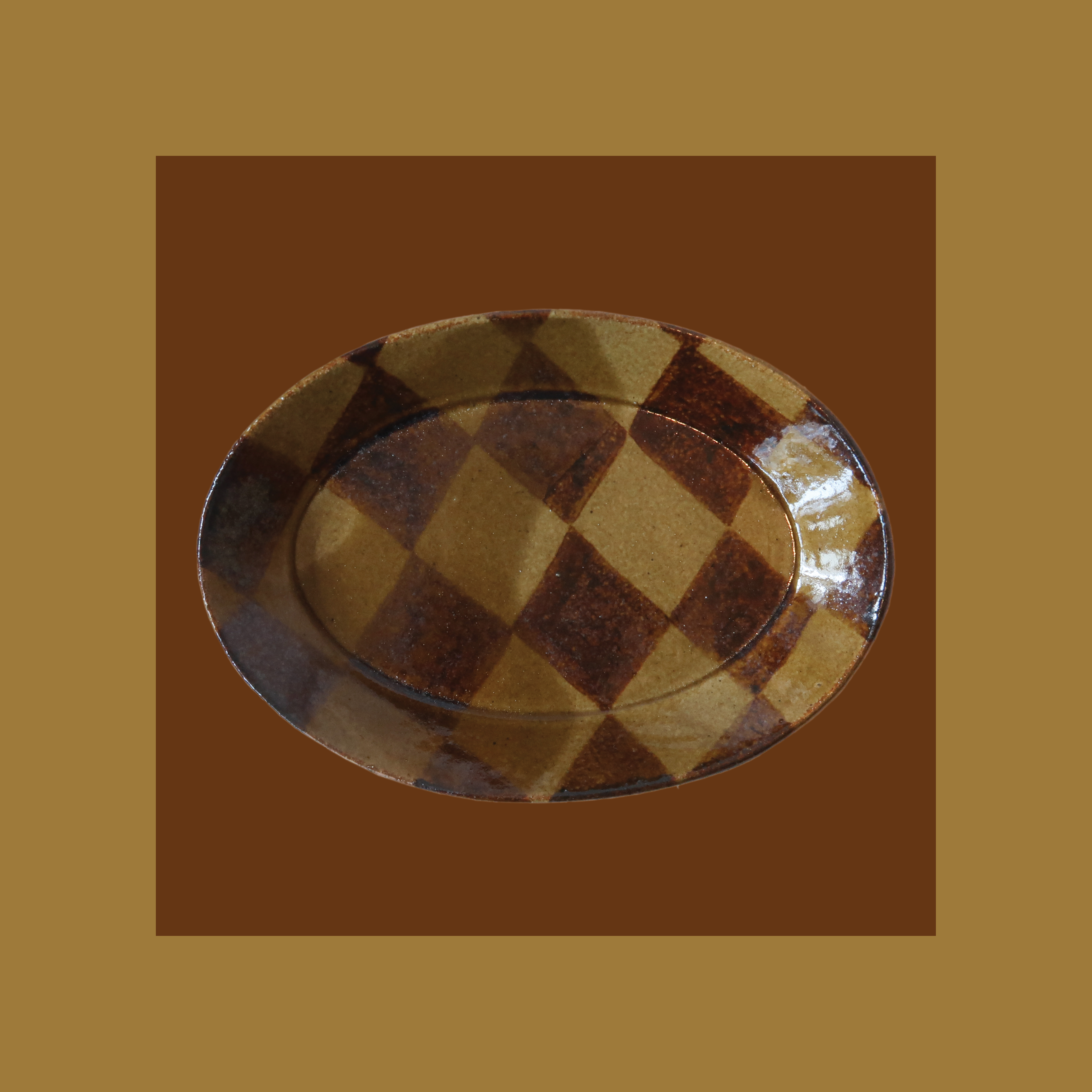 Honey Glaze Circus Dish | Short Oval