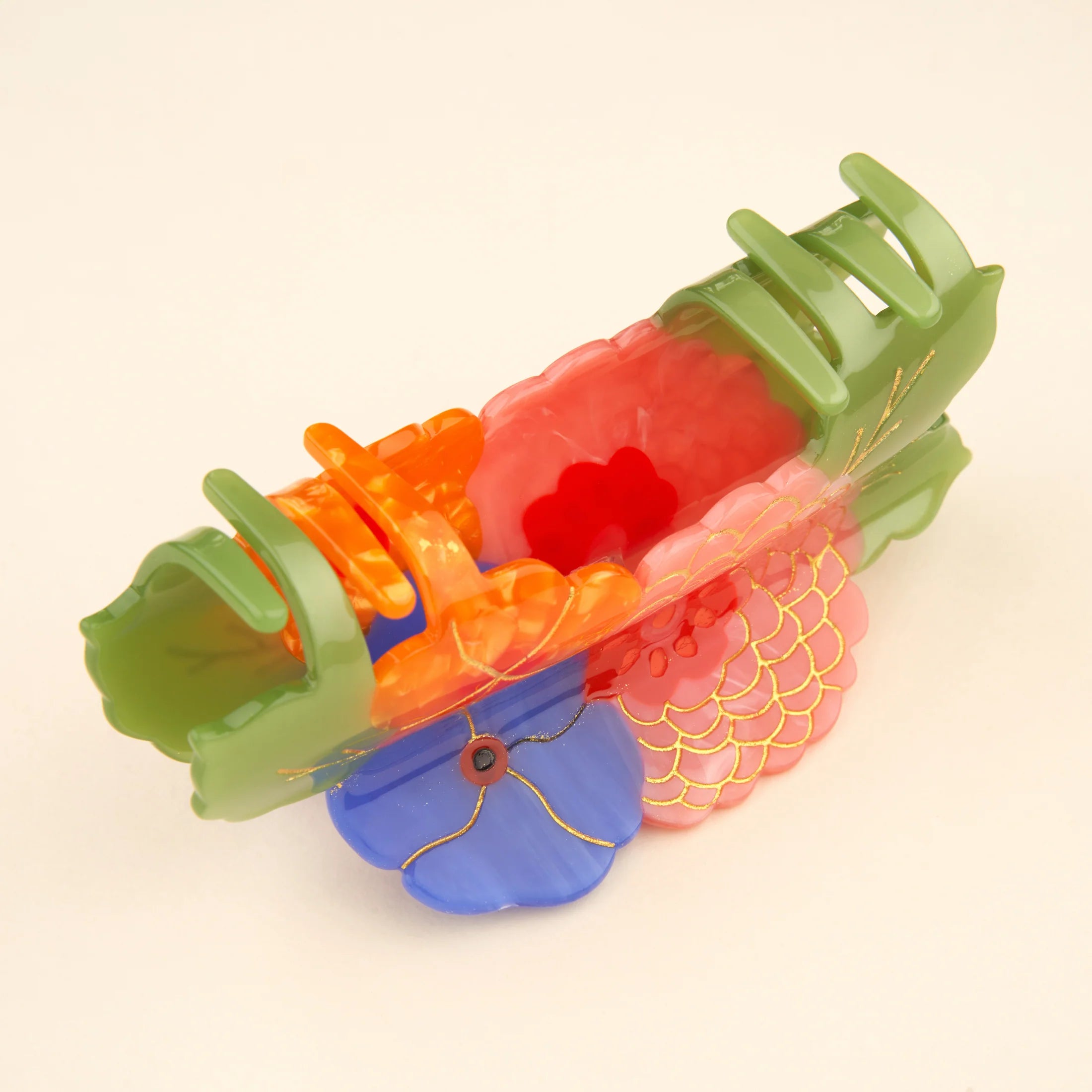 Large Flower Bouquet Hair Claw
